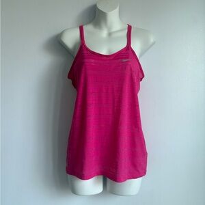 Nike Dri-FIT hot pink strappy tank